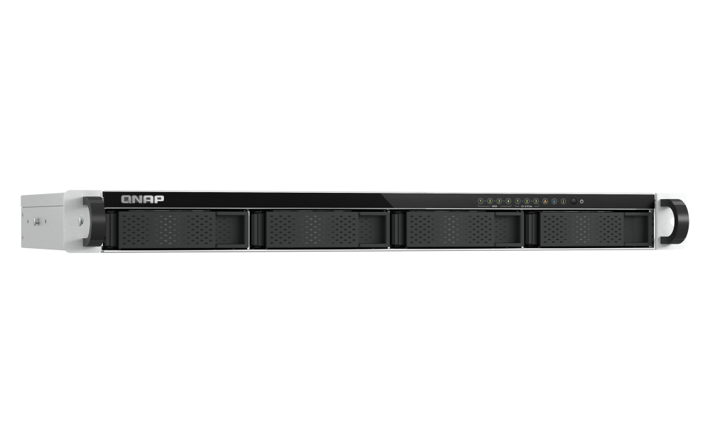 QNAP 1U Short-depth Rackmount NAS | TS-h765eU-8G | Intel Atom | x7405C | 8 GB | SODIMM DDR5