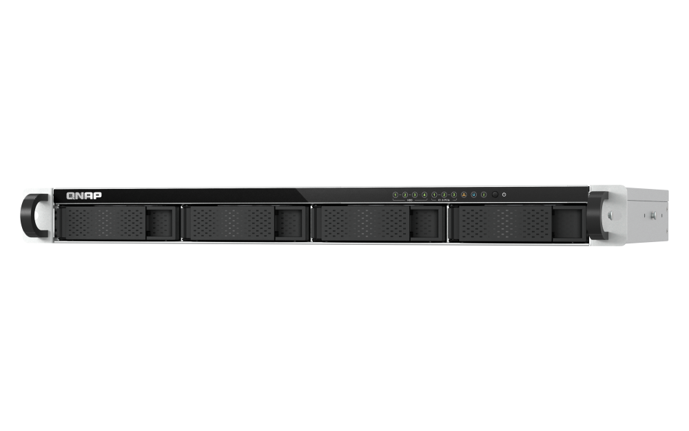 QNAP 1U Short-depth Rackmount NAS | TS-h765eU-8G | Intel Atom | x7405C | 8 GB | SODIMM DDR5