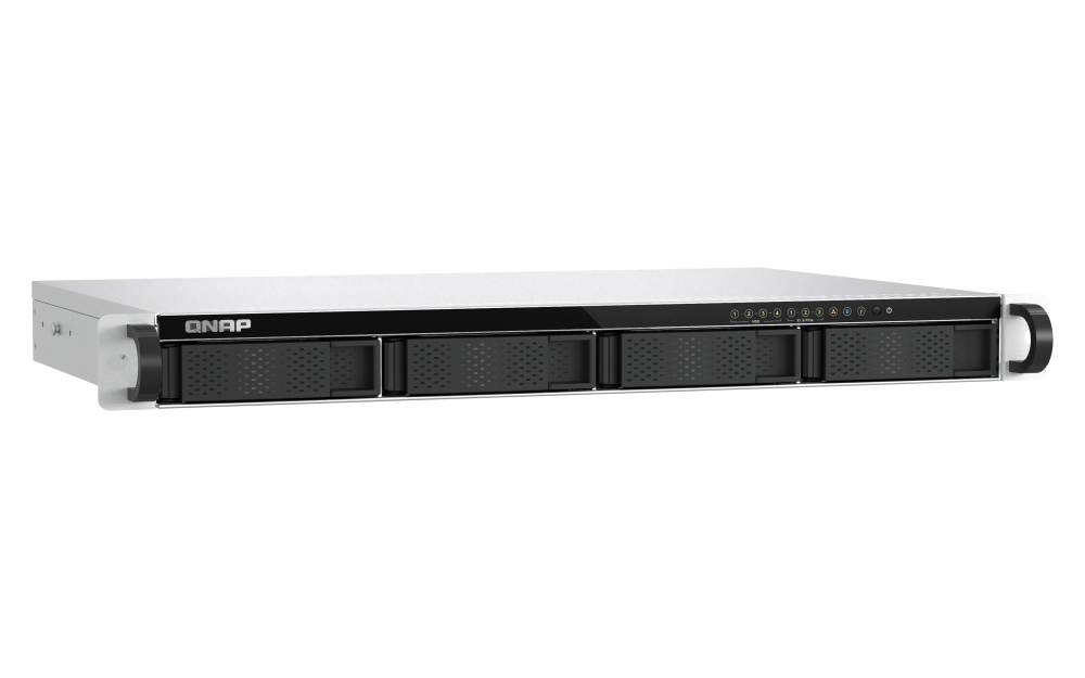 QNAP 1U Short-depth Rackmount NAS | TS-h765eU-8G | Intel Atom | x7405C | 8 GB | SODIMM DDR5