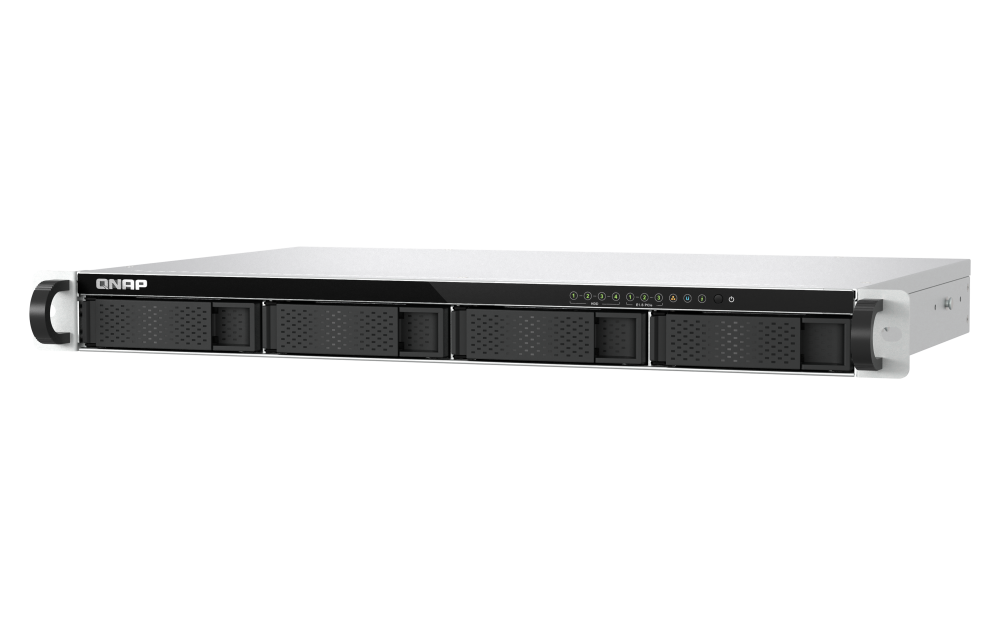 QNAP 1U Short-depth Rackmount NAS | TS-h765eU-8G | Intel Atom | x7405C | 8 GB | SODIMM DDR5