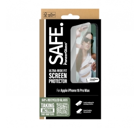 PanzerGlass Screen protector | Apple | iPhone 16 Pro Max | Glass | Transparent | Ultra-Wide Fit