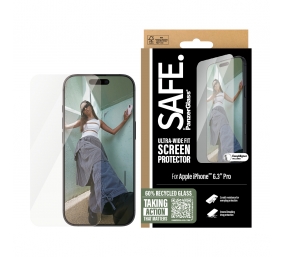 PanzerGlass Screen protector | Apple | iPhone 16 Pro | Glass | Transparent | Ultra-Wide Fit