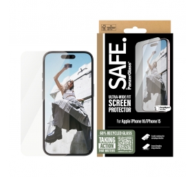 PanzerGlass Screen protector | Apple | iPhone 16 | Glass | Transparent | Ultra-Wide Fit