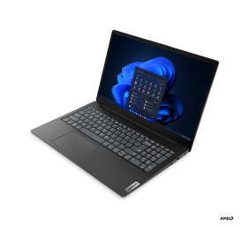 Lenovo Essential V15 G4 AMN | Black | 15.6 " | IPS | FHD | 1920 x 1080 pixels | Anti-glare | AMD Ryzen 5 | 7520U | 16 GB | Soldered LPDDR5 | 512 GB | AMD Radeon 610M Graphics | Windows 11 Pro | 802.11ax | 5.2 | English | Warranty 24 month(s) | Battery war