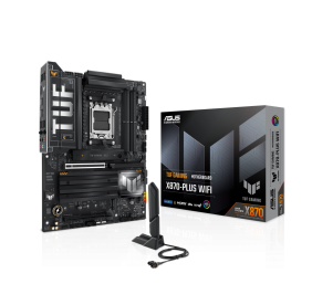 Asus Processor family AMD | Processor socket AM5 | DDR5 DIMM | Memory slots 4 | Supported hard disk drive interfaces SATA, M.2 | Number of SATA connectors 2 | Chipset AMD X870 | ATX