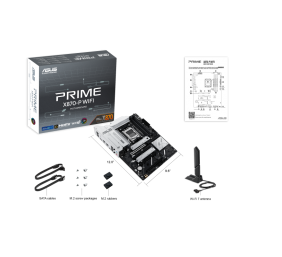 Asus | PRIME X870-P WIFI | Processor family AMD | Processor socket AM5 | DDR5 | Supported hard disk drive interfaces SATA, M.2 | Number of SATA connectors 2
