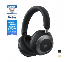 Anker Soundcore | Foldable Headphones | Space One Pro | Bluetooth | Over-ear | Microphone | Wireless | Jet Black
