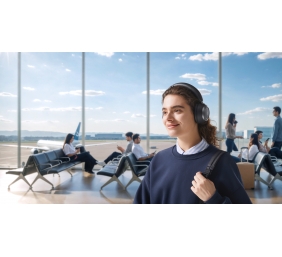 Anker Soundcore | Foldable Headphones | Space One Pro | Bluetooth | Over-ear | Microphone | Wireless | Jet Black
