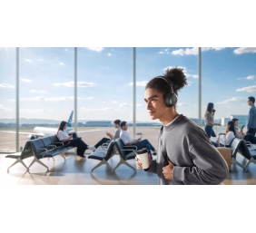 Anker Soundcore | Foldable Headphones | Space One Pro | Bluetooth | Over-ear | Microphone | Wireless | Jet Black