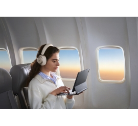 Anker Soundcore | Foldable Headphones | Space One Pro | Bluetooth | Over-ear | Microphone | Wireless | Cream White