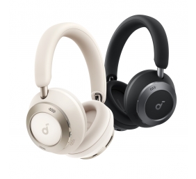 Anker Soundcore | Foldable Headphones | Space One Pro | Bluetooth | Over-ear | Microphone | Wireless | Cream White