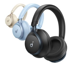 Anker Soundcore | Headphones | Space One | Bluetooth | Over-ear | Microphone | Wireless | Jet Black