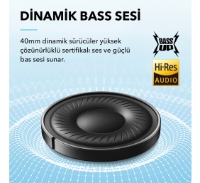 Anker Soundcore | Headphones | Q20i | Bluetooth | Over-ear | Microphone | Wireless | Blue