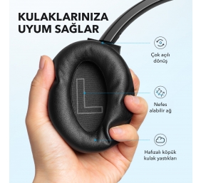 Anker Soundcore | Headphones | Q20i | Bluetooth | Over-ear | Microphone | Wireless | Blue