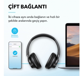 Anker Soundcore | Headphones | Q20i | Bluetooth | Over-ear | Microphone | Wireless | Blue