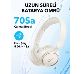 Anker Soundcore | Headphones | H30i | Bluetooth | Over-ear | Microphone | Wireless | White