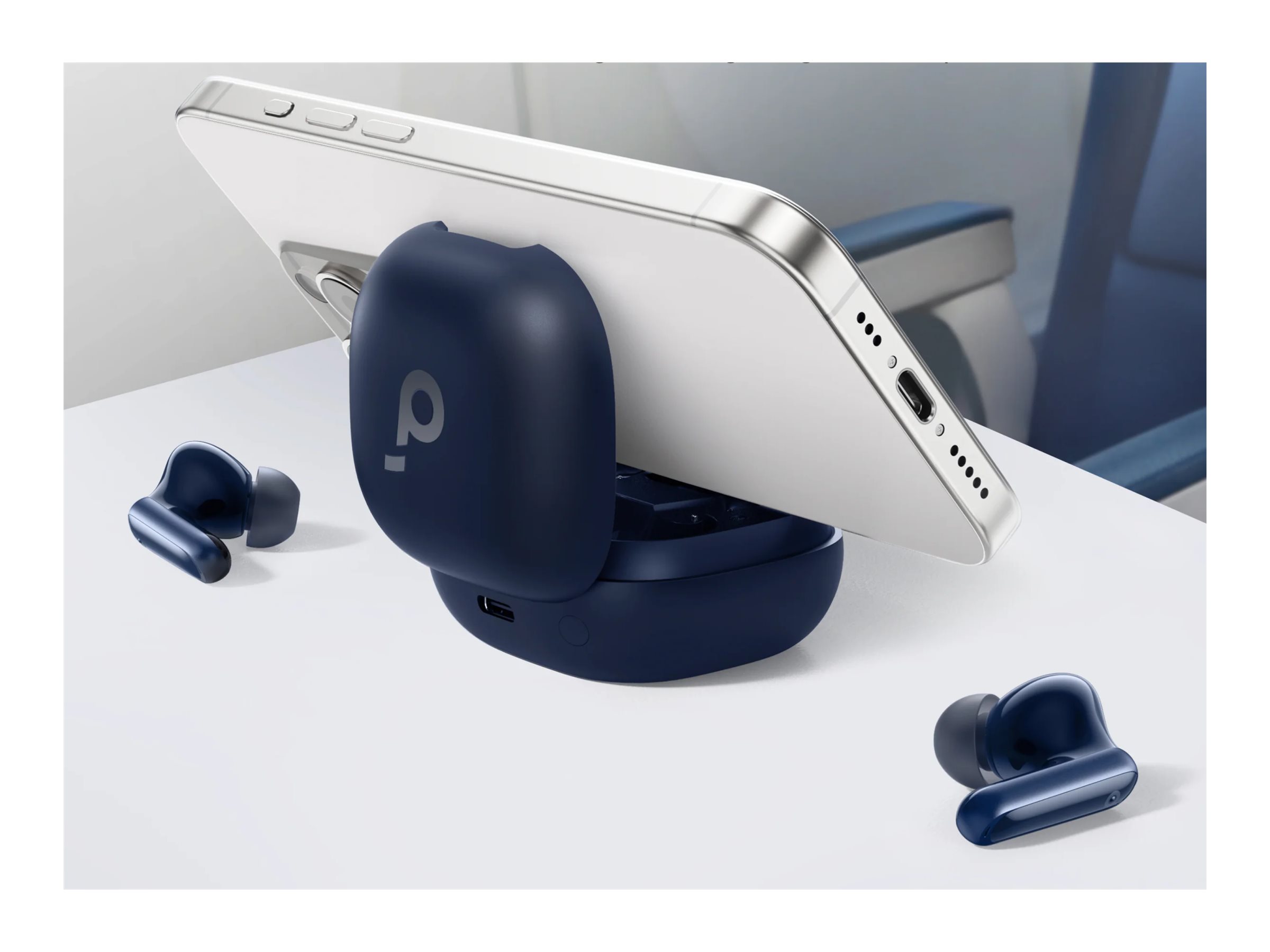 Anker Soundcore | True-Wireless Earbuds | P40i | Bluetooth | In-Ear | Microphone | Wireless | Navy Blue