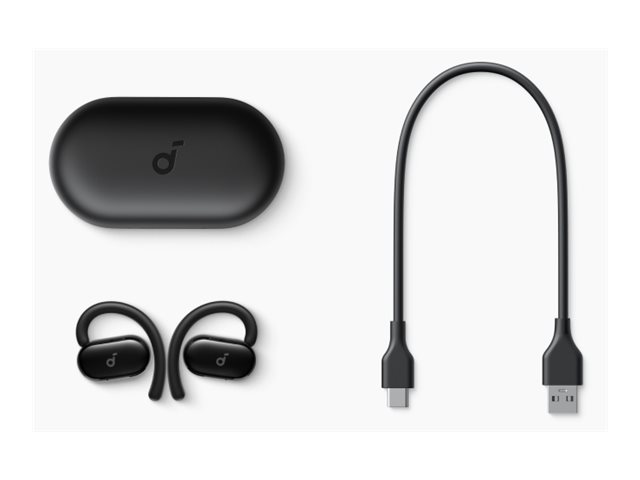 Anker Soundcore | Open-Ear Headphones | V20i | Bluetooth | Open-Ear | Microphone | Wireless | Black