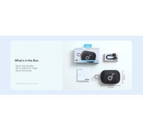 Anker Soundcore | Portable Bluetooth Speaker | Select 4 Go | 5 W | Bluetooth | Black | Portable | Wireless connection