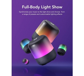 Anker Soundcore | Portable Bluetooth Speaker | Glow Mini | 8 W | Bluetooth | Black | Portable | Wireless connection