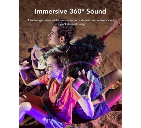 Anker Soundcore | Portable Bluetooth Speaker | Glow Mini | 8 W | Bluetooth | Black | Portable | Wireless connection
