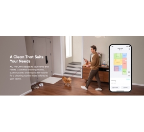 Anker Eufy | Robot Vacuum Cleaner | X10 Pro Omni | Wet&Dry | Operating time (max) 180 min | 5200 mAh | Dust capacity 2.5 L | 8000 Pa | Black
