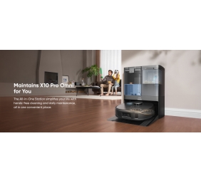 Anker Eufy | Robot Vacuum Cleaner | X10 Pro Omni | Wet&Dry | Operating time (max) 180 min | 5200 mAh | Dust capacity 2.5 L | 8000 Pa | Black