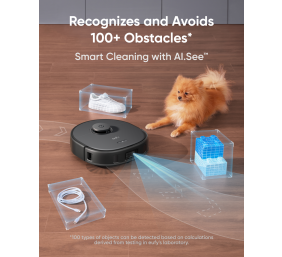 Anker Eufy | Robot Vacuum Cleaner | X10 Pro Omni | Wet&Dry | Operating time (max) 180 min | 5200 mAh | Dust capacity 2.5 L | 8000 Pa | Black