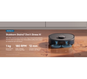 Anker Eufy | Robot Vacuum Cleaner | X10 Pro Omni | Wet&Dry | Operating time (max) 180 min | 5200 mAh | Dust capacity 2.5 L | 8000 Pa | Black