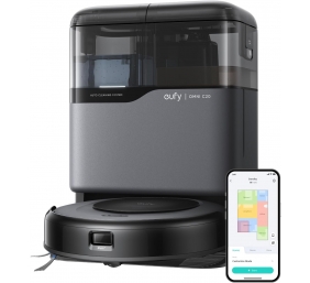 Anker Eufy | Robot Vacuum Cleaner with All-in-One Station | Omni C20 | Wet&Dry | 7000 Pa | Gray