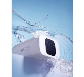 Anker Eufy | Security Camera | Spotlight Cam Solar | IP67 | 8GB Local Storage | Black and White