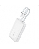 Anker | Power Bank | A1680H21 | 10000 mAh | USB-C 30W, Lightning 27W | Built-In USB-C and Lightning Cables | White