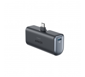 Anker Nano Power Bank Built-In with USB-C Connector | A1653H11 | 5000 mAh | Black