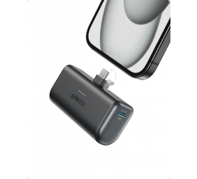 Anker Nano Power Bank Built-In with USB-C Connector | A1653H11 | 5000 mAh | Black