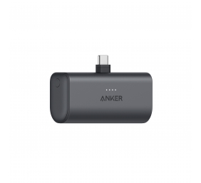 Anker Nano Power Bank Built-In with USB-C Connector | A1653H11 | 5000 mAh | Black