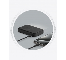 Anker 633 Magnetic Wireless Power Bank with 27W USB C port | A1654G11 | 10000 mAh | Black