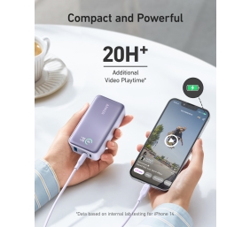 Anker 533 Power Bank | A1256G12 | 10000 mAh | Black