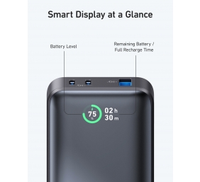 Anker 533 Power Bank | A1256G12 | 10000 mAh | Black