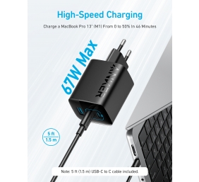Anker 336 Wall Charger 67W, 1A/2C | A2674G11