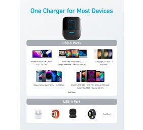 Anker 336 Wall Charger 67W, 1A/2C | A2674G11