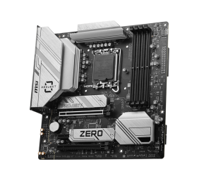 MSI B760M PROJECT ZERO | Processor family Intel | Processor socket LGA1700 | DDR5 | Supported hard disk drive interfaces SATA, M.2 | Number of SATA connectors 4