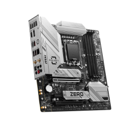 MSI B760M PROJECT ZERO | Processor family Intel | Processor socket LGA1700 | DDR5 | Supported hard disk drive interfaces SATA, M.2 | Number of SATA connectors 4