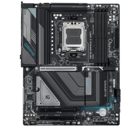 Gigabyte X870 GAMING X WIFI7 | Processor family AMD | Processor socket AM5 | DDR5 DIMM | Supported hard disk drive interfaces SATA, M.2 | Number of SATA connectors 4