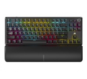 Corsair | Tenkeyless Mechanical Gaming Keyboard | K70 CORE TKL | Gaming Keyboard | Wireless | NA | Black | MLX RED Switch | Wireless connection