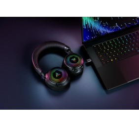 Razer Kraken V4 Belaidės žaidimų ausinės, Bluetooth, Juoda