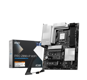 MSI PRO Z890-P WIFI | Processor family Intel | Processor socket LGA1851 | DDR5 UDIMM | Supported hard disk drive interfaces SATA, M.2 | Number of SATA connectors 4