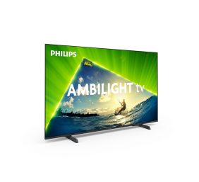 Philips QLED 4K Ambilight TV | 55PUS8209/12 | 55 | Smart TV | TITAN OS | UHD | Black