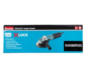 Makita GA5080RX02 Kampinis šlifuoklis 1400W, 125mm, 12000min