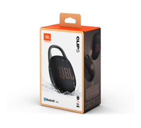 JBL Clip 5 Nešiojama garso kolonėlė, Bluetooth, Juoda