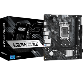 ASRock H610M-H2/M.2 | Processor family Intel | Processor socket LGA1700 | DDR4 | Supported hard disk drive interfaces SATA, M.2 | Number of SATA connectors 4